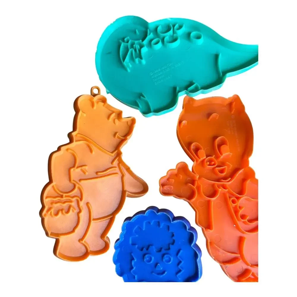 Vintage Cookie Cutters Plastic 1970s 1980s Cartoon Characters